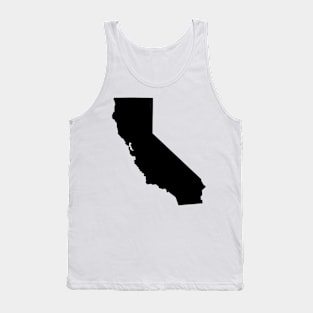 California map in black Tank Top